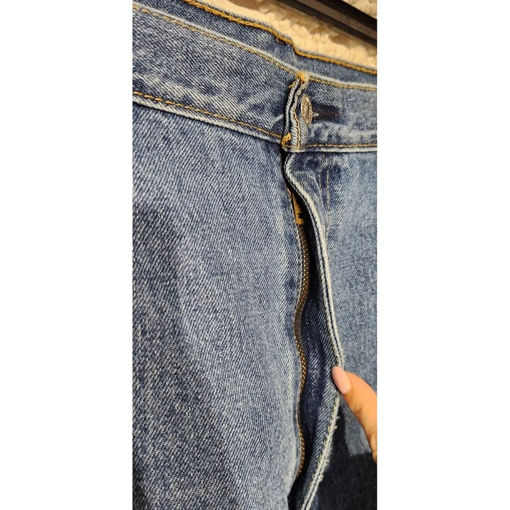 Levi's Men's 550 Jeans Size 46x30 Blue Classic Relaxed Straight No‎ Holes